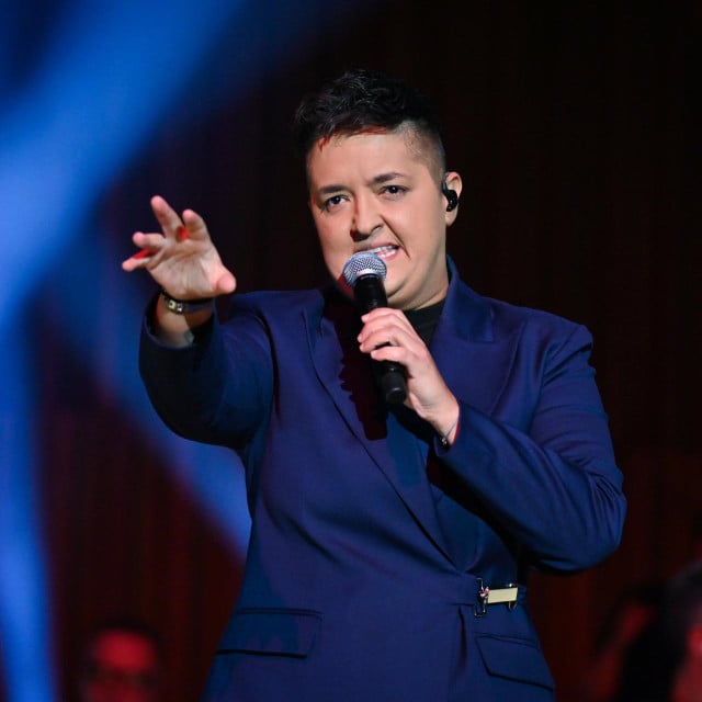 <p>Marija&nbsp;&Scaron;erifović&nbsp;uz pratnju simfonijskog orkestra na pro&scaron;logodi&scaron;njem nastupu u zagrebačkom Lisinskom</p>