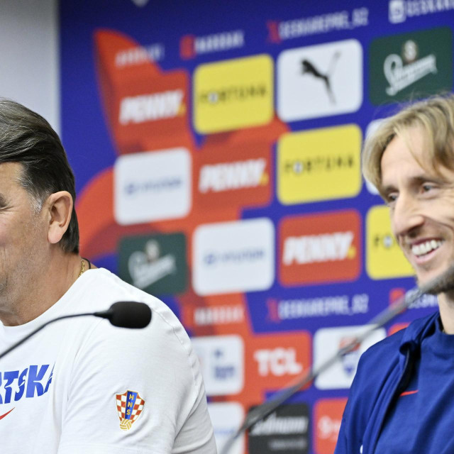 <p>Zlatko Dalić i Luka Modrić</p>