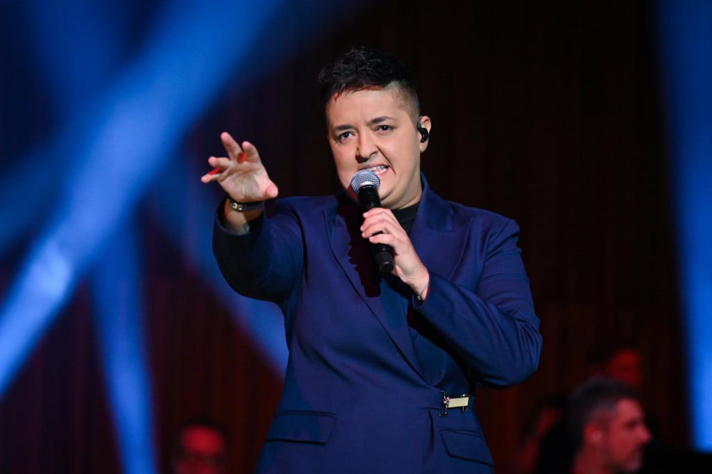 <p>Marija&nbsp;&Scaron;erifović&nbsp;uz pratnju simfonijskog orkestra na pro&scaron;logodi&scaron;njem nastupu u zagrebačkom Lisinskom</p>