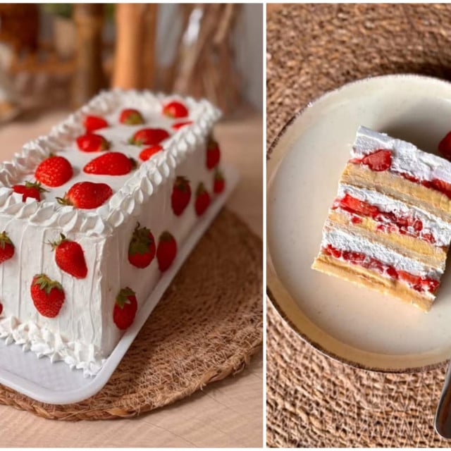 <p>Torta od jagoda koja će sve odu&scaron;eviti</p>