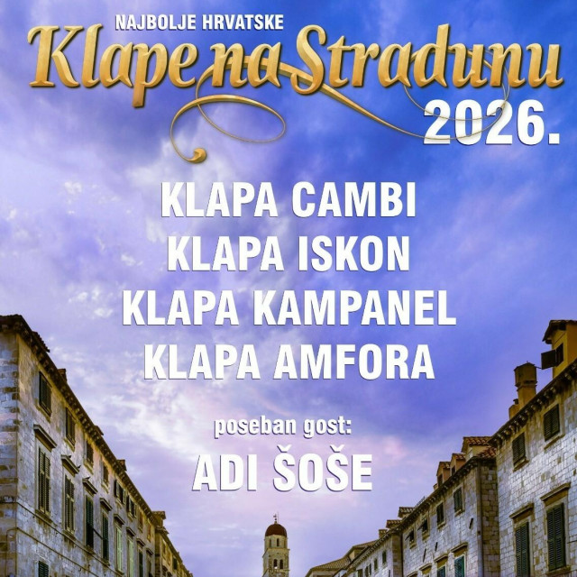 <p>Najbolje klape tradicionalno se vraćaju u Grad, a ove godine dovode i posebnog gosta: Adi &Scaron;o&scaron;e zapjevat će na Stradunu</p>
