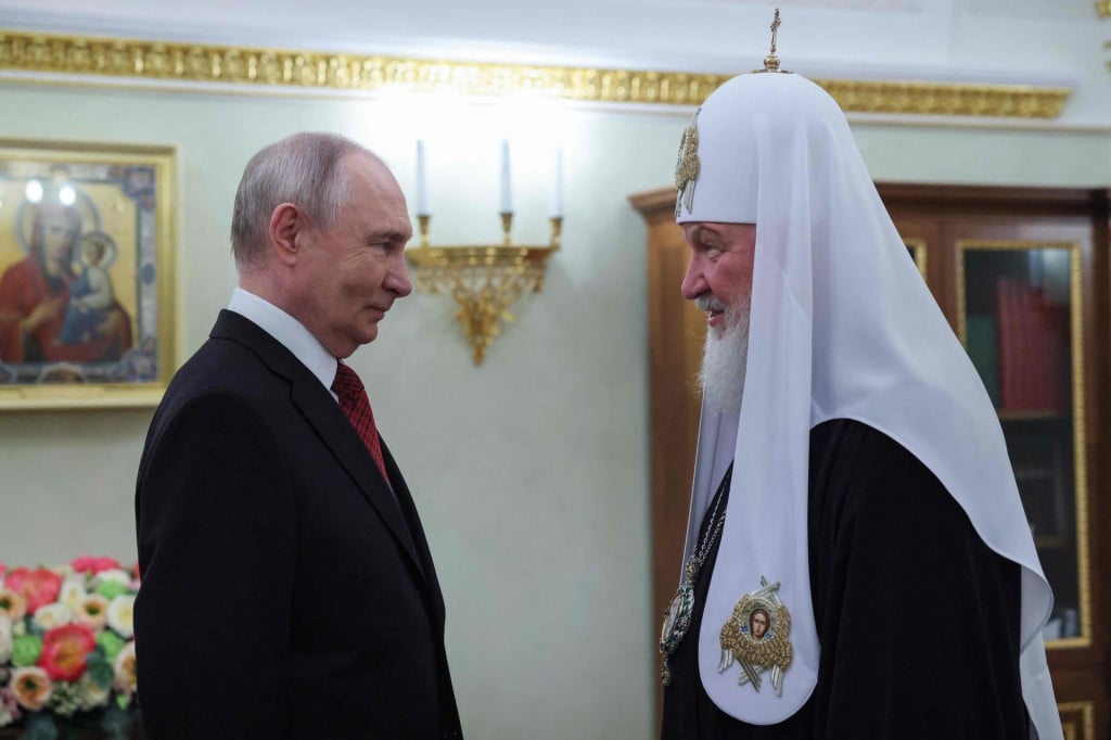 <p>Vladimir Putin i patrijarh&nbsp;Kirill</p>