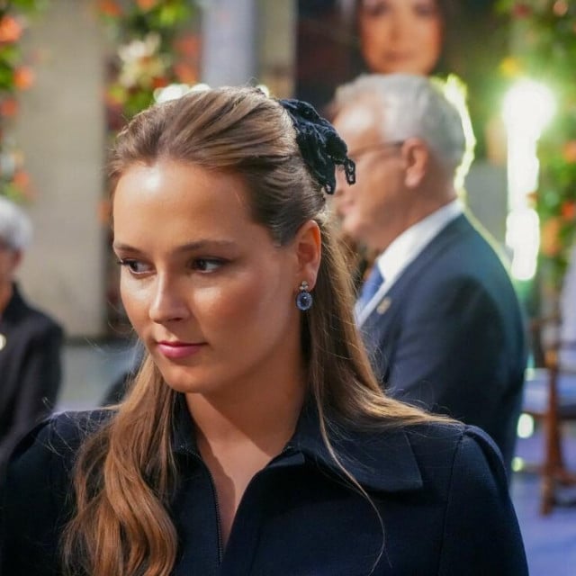 <p>Princeza Ingrid Alexandra prilikom pro&scaron;logodi&scaron;nje dodjele Nobelove nagrade za mir u Oslu</p>