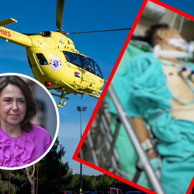 <p>Hoće li reagirati minsitrica Irena Hrstić? Jer čemu služe helikopteri ako ne hitnom prijevozu...</p>
