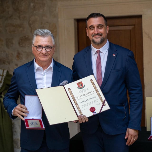 <p>Nik&scaron;a Kristović i Marko Miloslavić</p>