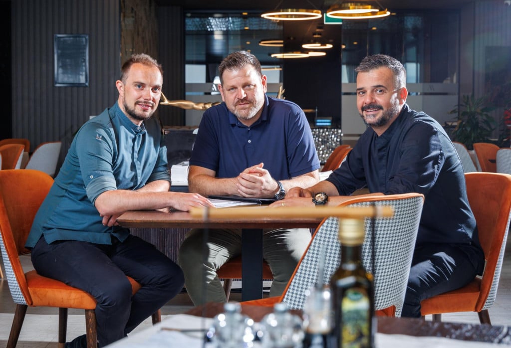 <p>Markus H&auml;drich​, Stipe Erceg i Jurica Roso</p>
