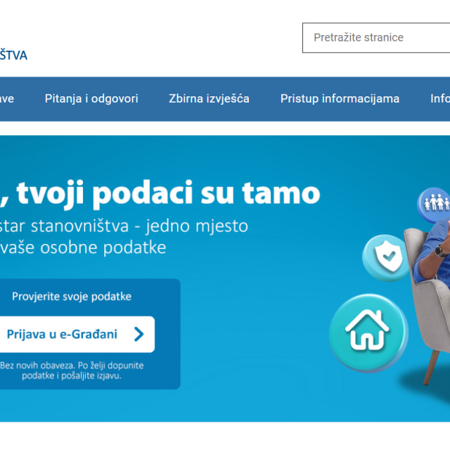 <p>Od 1. lipnja aktivan je Sredi&scaron;nji registar stanovni&scaron;tva</p>