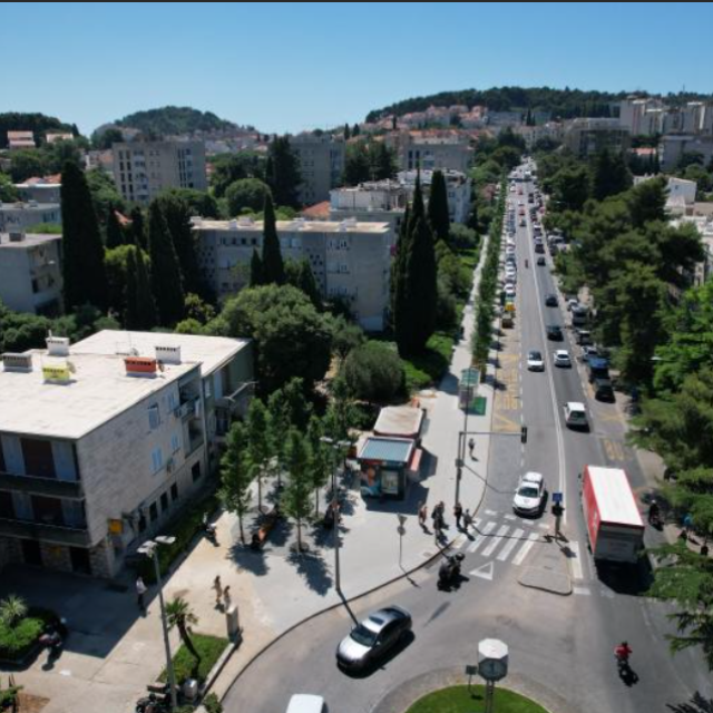 <p>Ulica Kralja Tomislava u Dubrovniku</p>