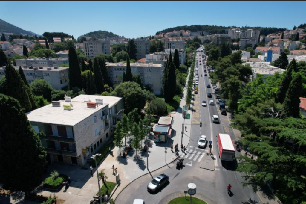 <p>Ulica Kralja Tomislava u Dubrovniku</p>