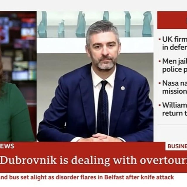 <p>Gradonačelnik Franković uživo na BBC-u predstavio Dubrovnik kao svjetski primjer održivog turizma</p>