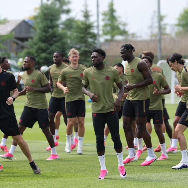 <p>Trening reprezentacije Kanade</p>