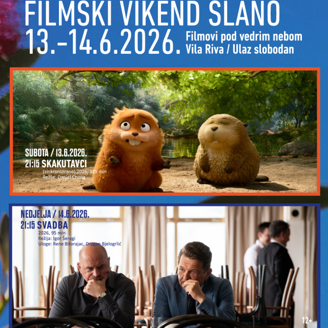 <p>Filmske obiteljske projekcije uoči otvaranja Slano Film Daysa u Vili Rivi</p>