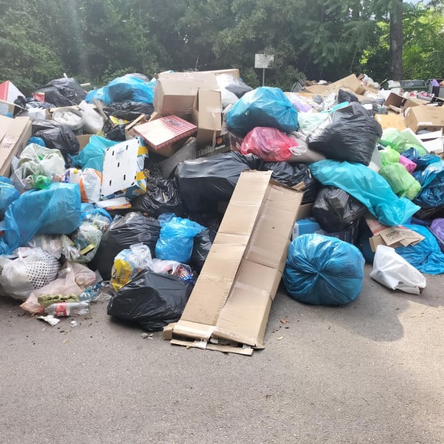 <p>Gomile smeća ne odvoze se iz Žuljane na Pelje&scaron;cu</p>