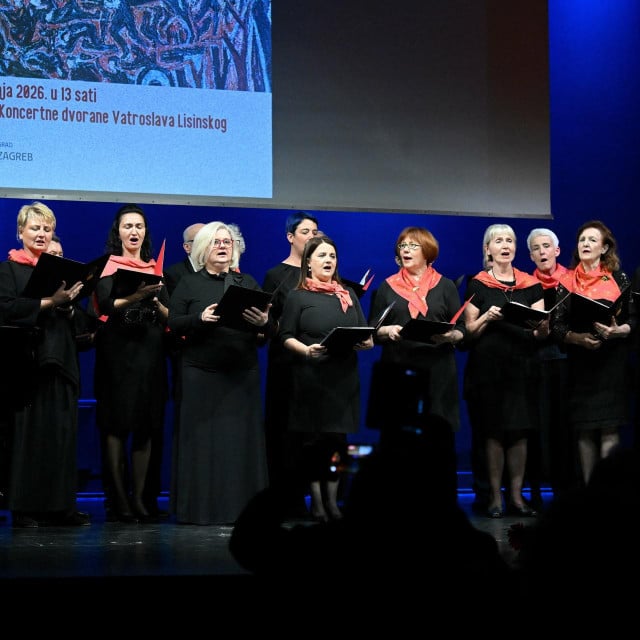 <p>Koncert partizanske pjesme u&nbsp;Maloj dvorani Koncertne dvorane Vatroslava Lisinskog izazavao je veliku političku pažnju&nbsp;</p>

<p>&nbsp;</p>

<p>&nbsp;</p>