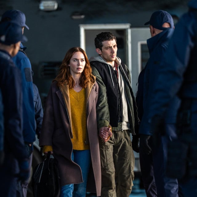 <p>Emily Blunt i Josh O&lsquo;Connor kao Margaret i Daniel, filmski &lsquo;izaslanici&lsquo; izvanzemaljaca</p>