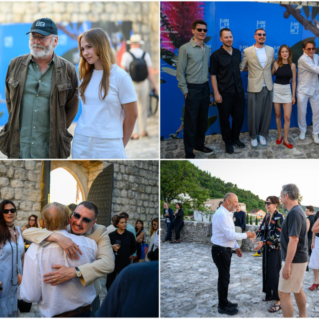 <p>Dubrovnik, Slano, 160626.<br>
Otvoren festival Slano Film Days, a tim povodom organiziran je Susret s gostima i svecano otvorenje u jedinstvenom ambijentu Knezeva dvora.</p>