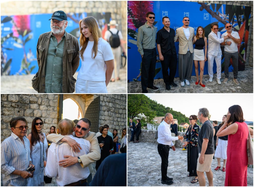 <p>Dubrovnik, Slano, 160626.<br>
Otvoren festival Slano Film Days, a tim povodom organiziran je Susret s gostima i svecano otvorenje u jedinstvenom ambijentu Knezeva dvora.</p>
