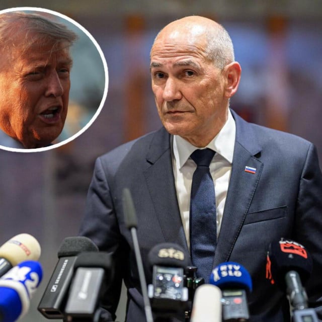 <p>Donald Trump i Janez Jan&scaron;a<br>
&nbsp;</p>