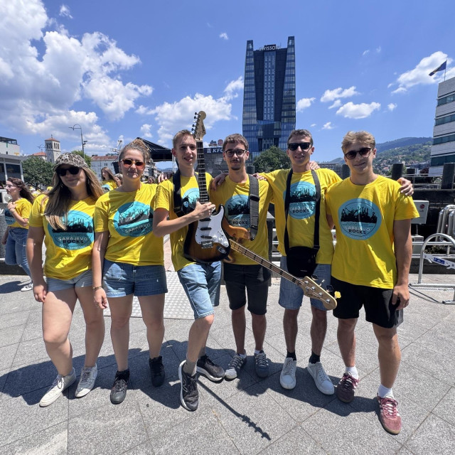 <p>Dubrovački bend&nbsp;Bakula na Sarajevo Rocks 2026</p>