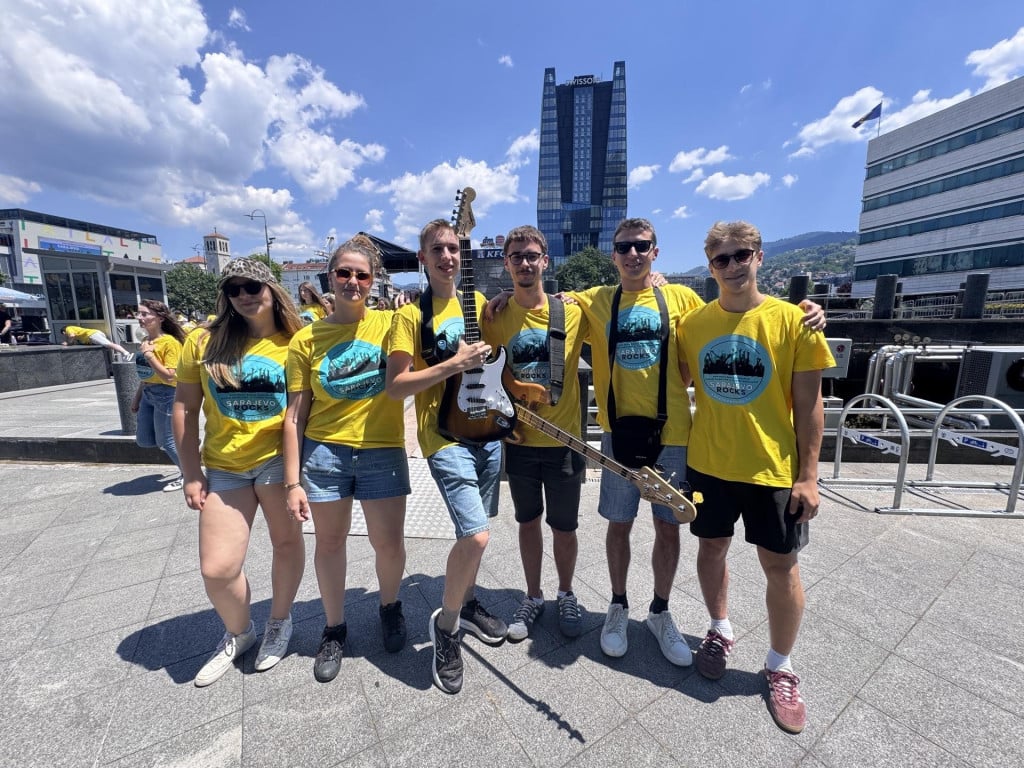 <p>Dubrovački bend&nbsp;Bakula na Sarajevo Rocks 2026</p>