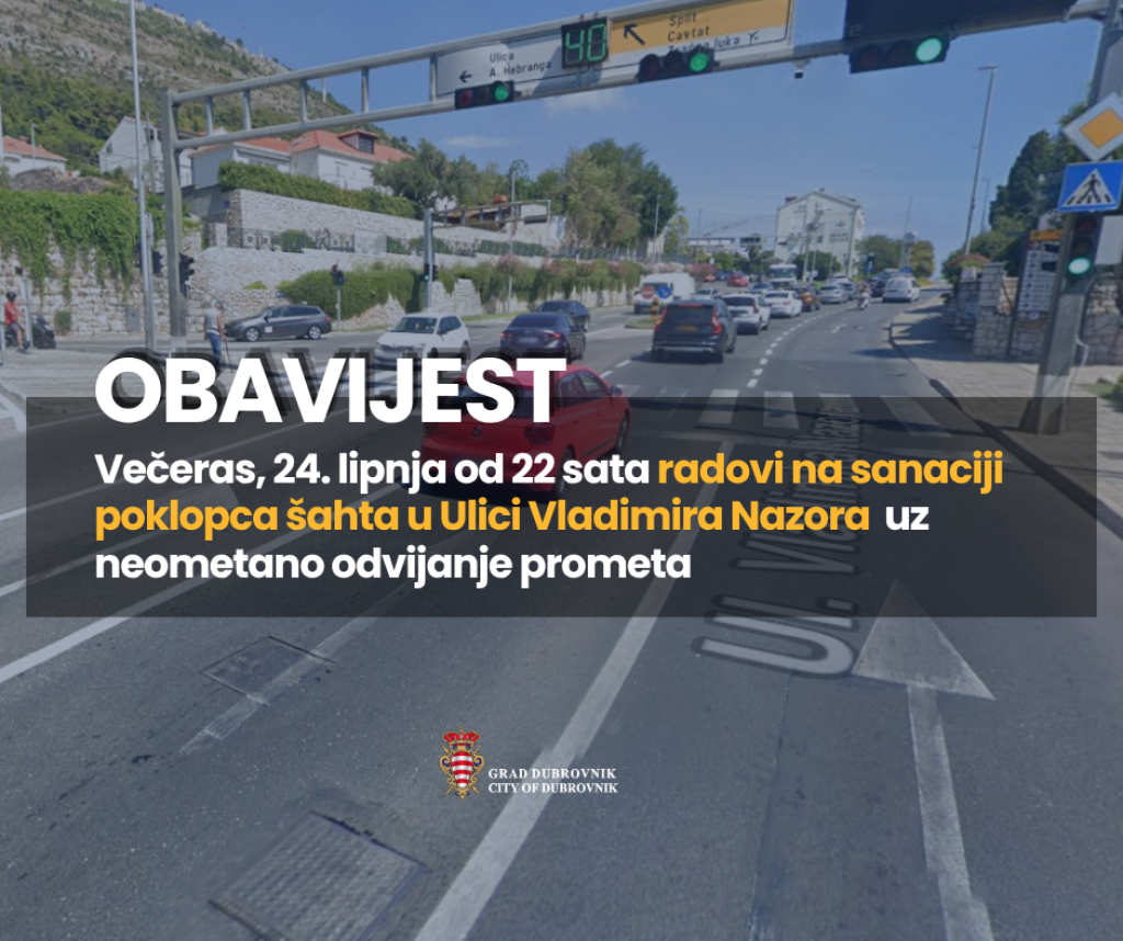 <p>obavijest o radovima na &scaron;ahtu</p>