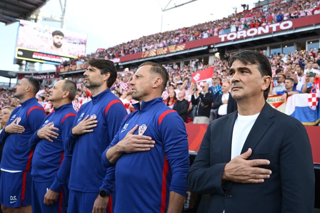 <p>Zlatko Dalić i stručni stožer</p>