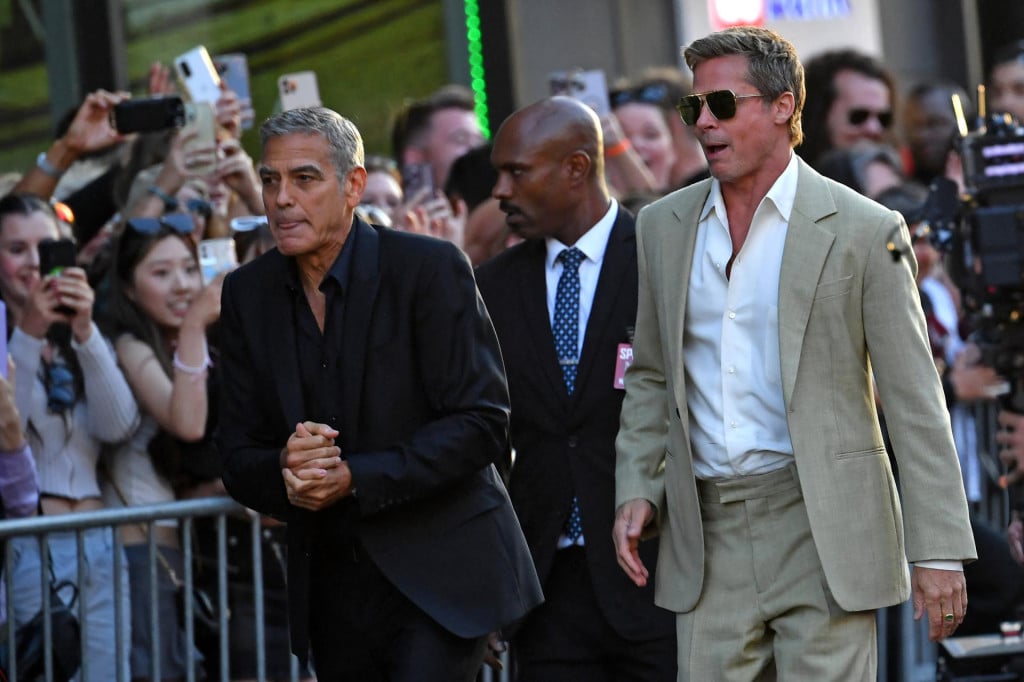 <p>George Clooney i Brad Pitt&nbsp;</p>