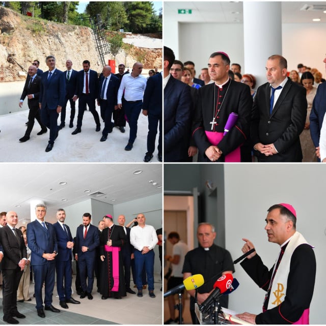 <p>premijer Plenkovic sudjelovao je na svecanom obiljezavanju zavrsetka radova izgradnje Centra za starije osobe Dubrovnik.<br>
Na fotografiji: Andrej Plenkovic, Mato Frankovic.</p>