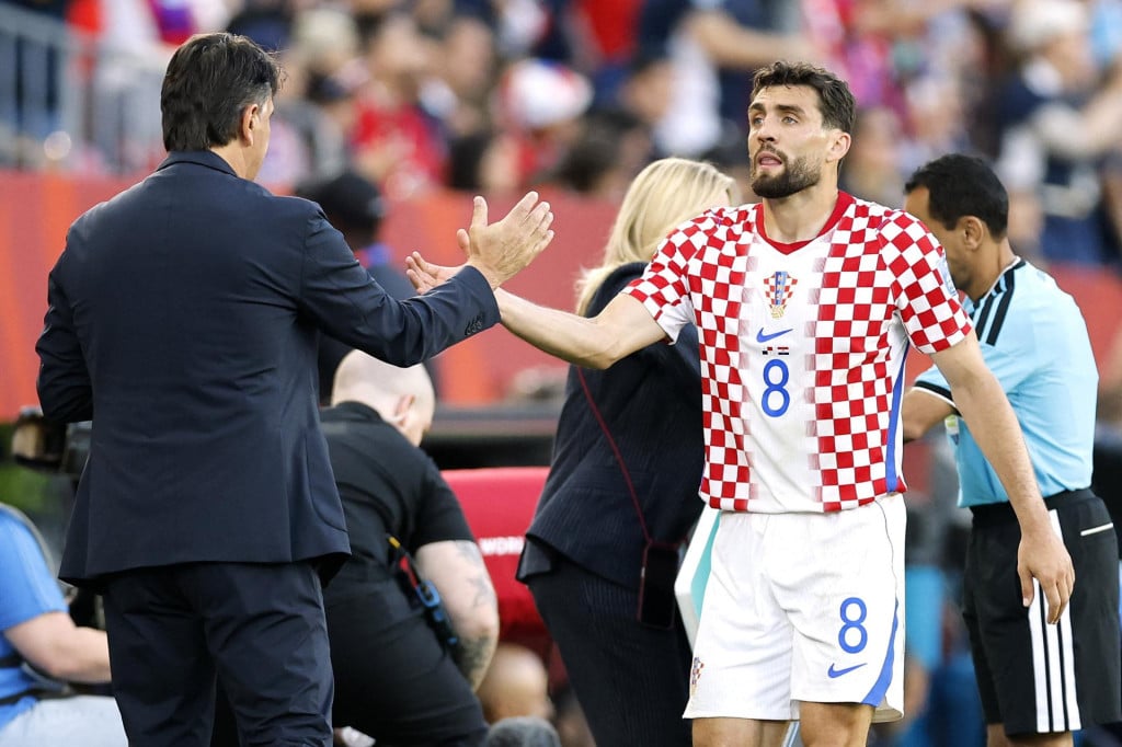 <p>Zlatko Dalić i Mateo Kovačić</p>