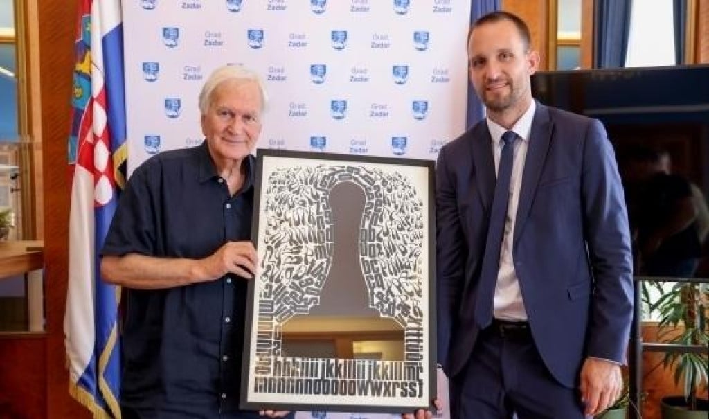 <p>Arhitekt Nikola Ba&scaron;ić na prijemu u gradskoj upravi</p>