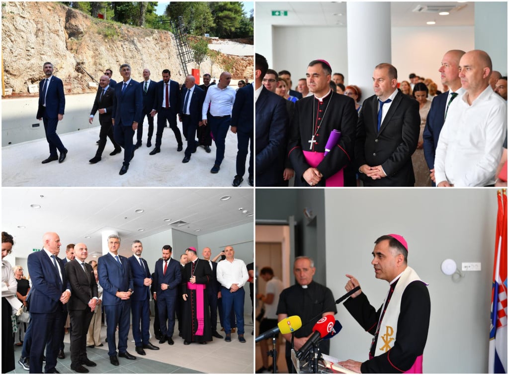 <p>premijer Plenkovic sudjelovao je na svecanom obiljezavanju zavrsetka radova izgradnje Centra za starije osobe Dubrovnik.<br>
Na fotografiji: Andrej Plenkovic, Mato Frankovic.</p>