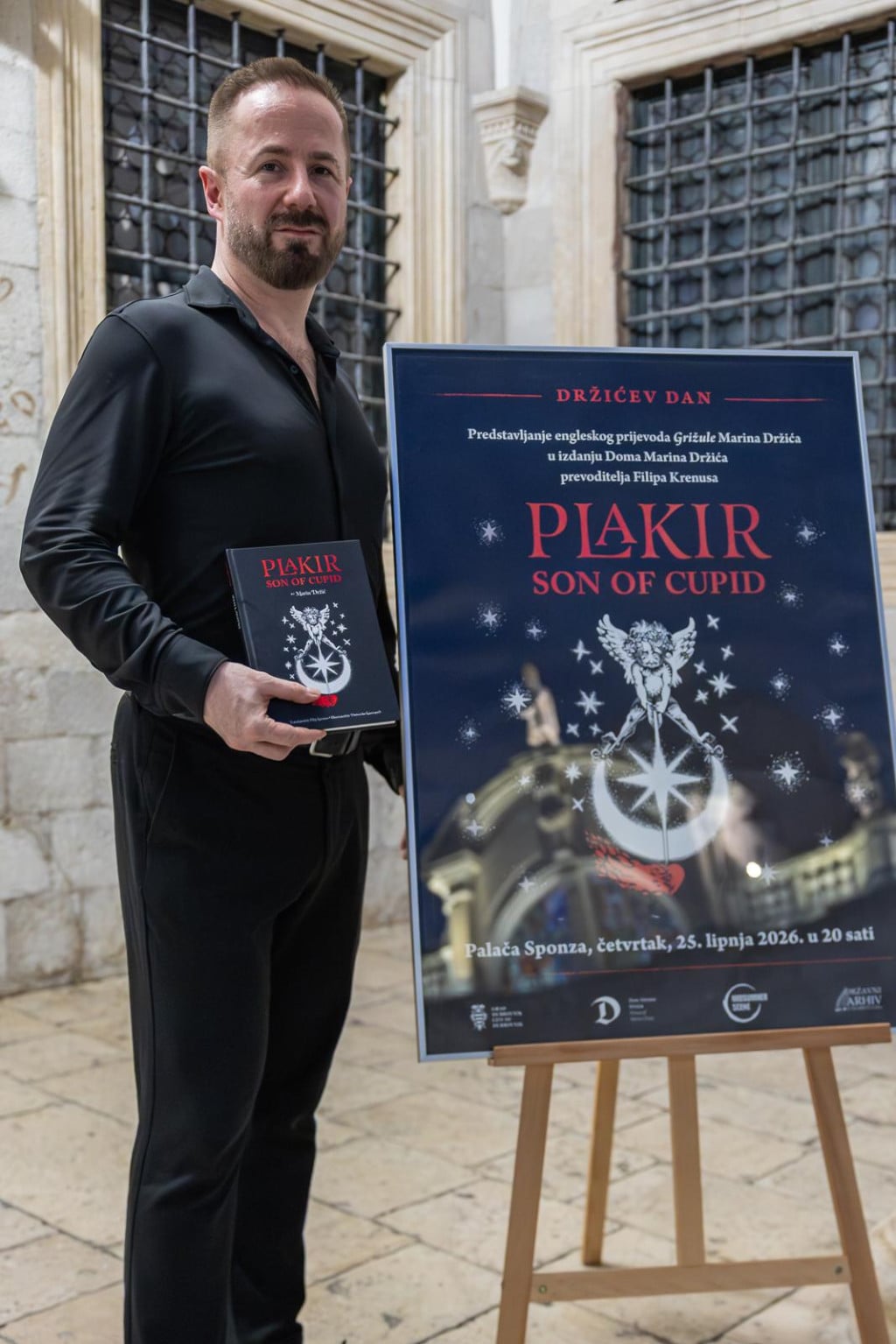 <p>Predstavljen engleski prijevod Držićeve &rdquo;Grižule&rdquo; u izdanju Doma Marina Držića, kojeg je prevoditelj Filip Krenus naslovio &rdquo;Plakir, Son of Cupid&rdquo;</p>