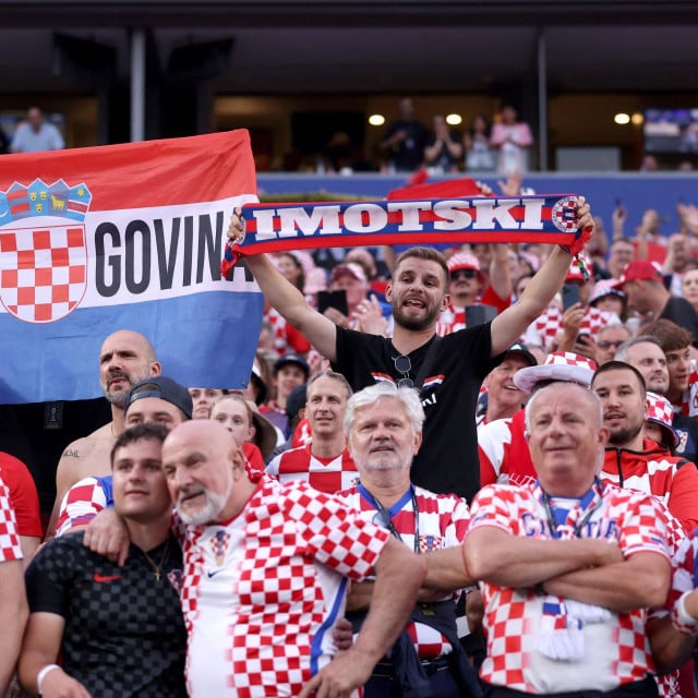 <p>Hrvatski navijači u Philadelphiji</p>