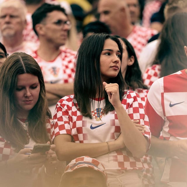 <p>Hrvatski navijači u Philadelphiji</p>