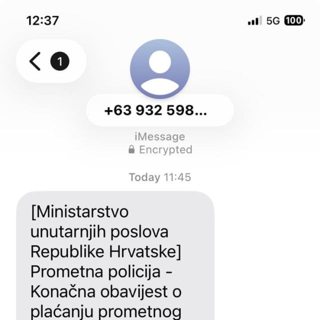 <p>lazna sms poruka</p>