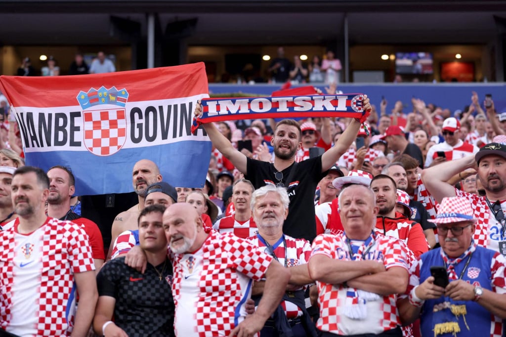 <p>Hrvatski navijači u Philadelphiji</p>
