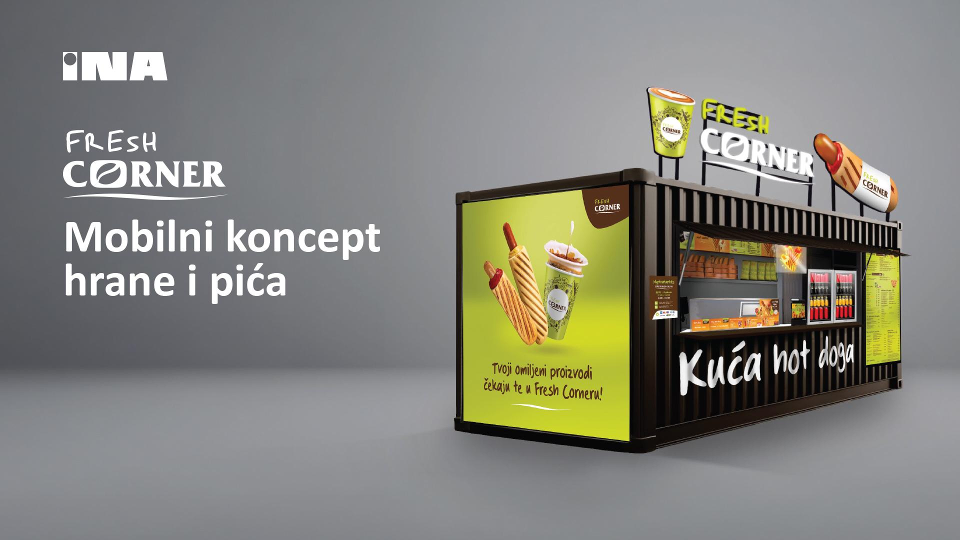 INA širi mrežu Fresh Corner kioska diljem Hrvatske: Traže se atraktivne lokacije za zakup