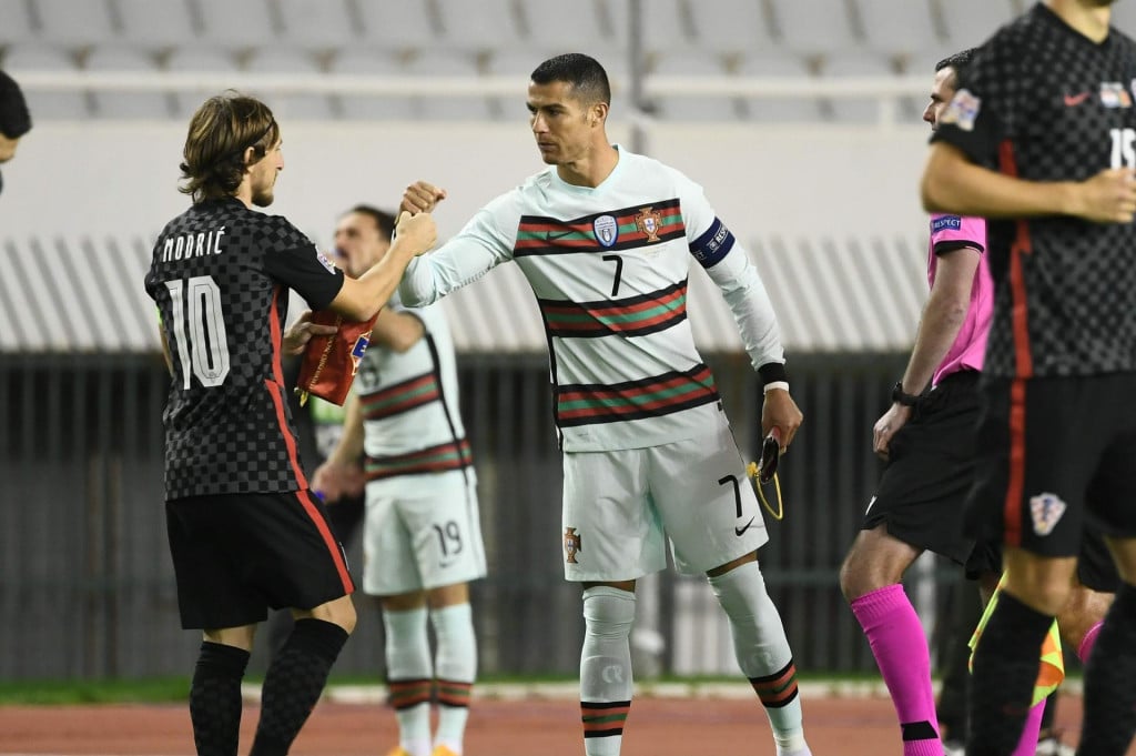 <p>Luka Modrić i Cristiano Ronaldo</p>