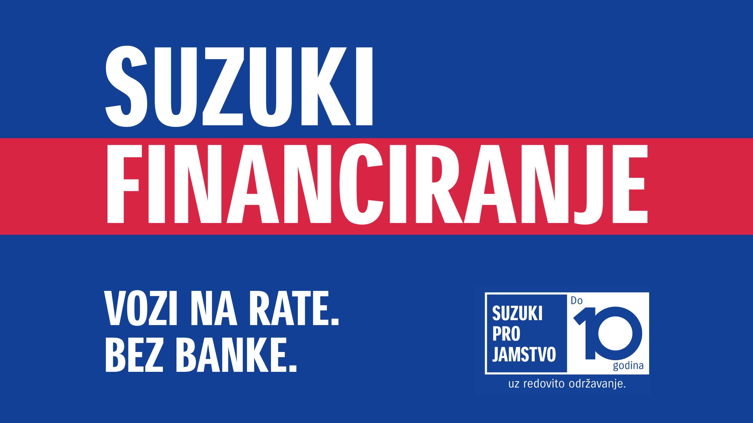 Revolucija na tržištu automobila: ‘Odaberi, plati trećinu i vozi kući! Novi Suzuki nikad nije bio dostupniji‘
