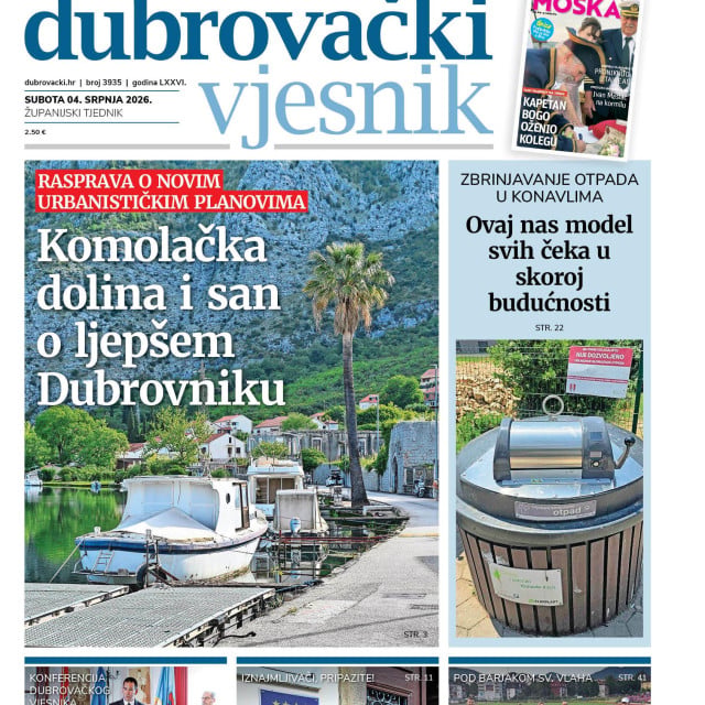 <p>Novi broj Dubrovačkog vjesnika</p>