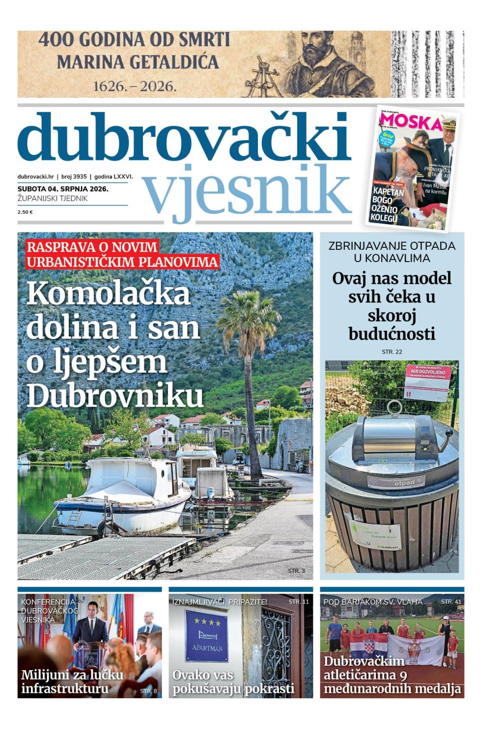 <p>Novi broj Dubrovačkog vjesnika</p>