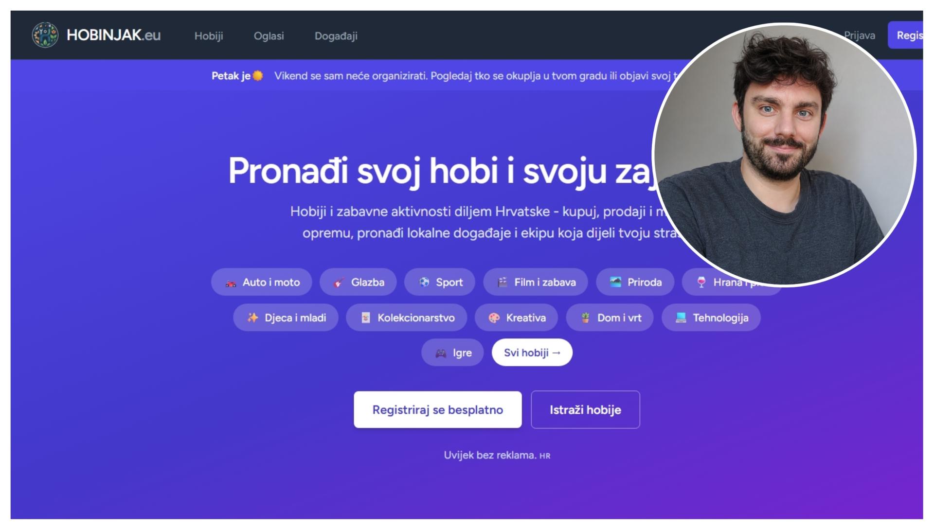 Tražite društvo za planinarenje, glumu ili pub kviz? Hrvat osmislio platformu koja okuplja čak 103 hobija