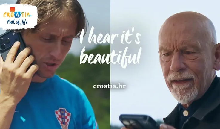 VIDEO John Malkovich stigao je u Zadar, na liniji je s Lukom Modrićem...; pogledajte nastavak promotivnog filma HTZ-a