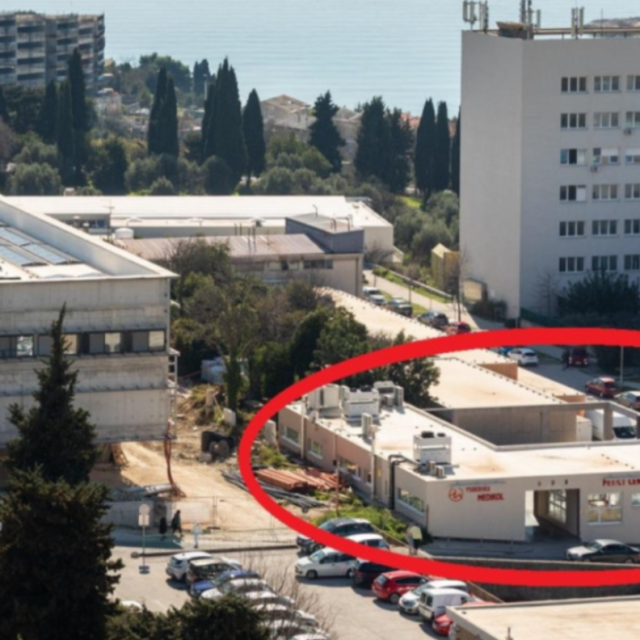<p>Zgrada Medikola, privatne zdravstvene tvrtke, se nalazi u sklopu javne bolnice Križine (KBC SPLIT)</p>