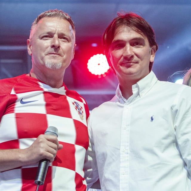 <p>Thompson i&nbsp;Zlatko Dalić</p>