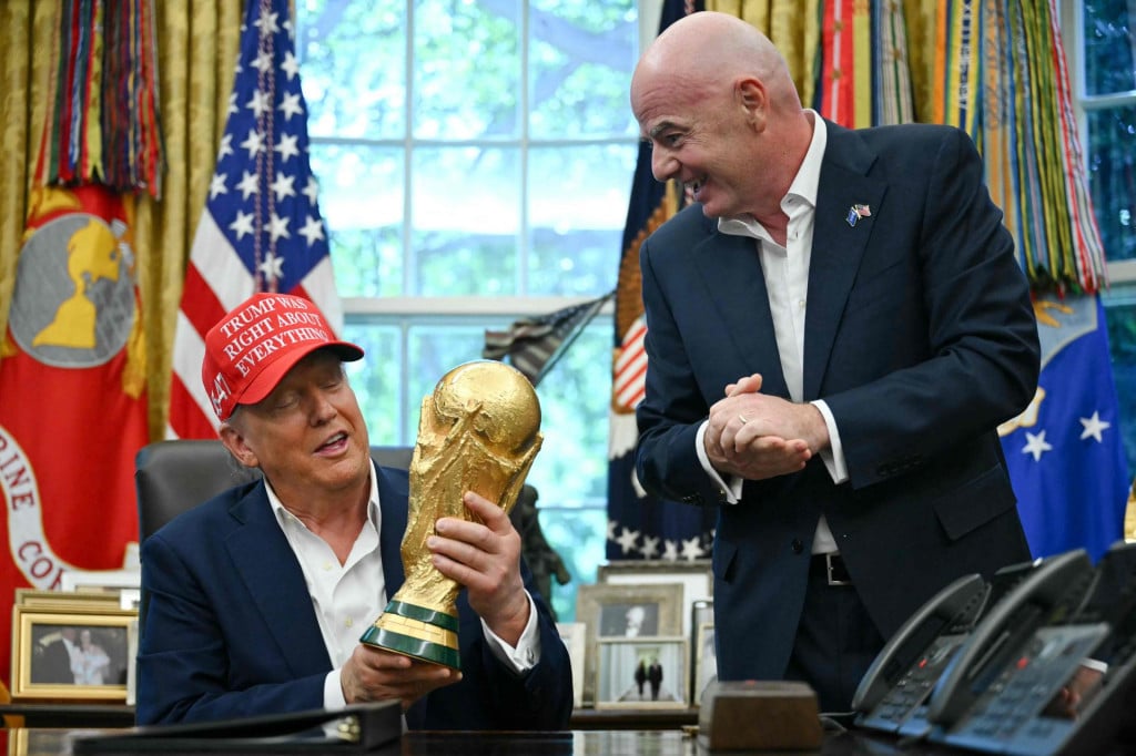 <p>Donald Trump i&nbsp;Gianni Infantino&nbsp;</p>