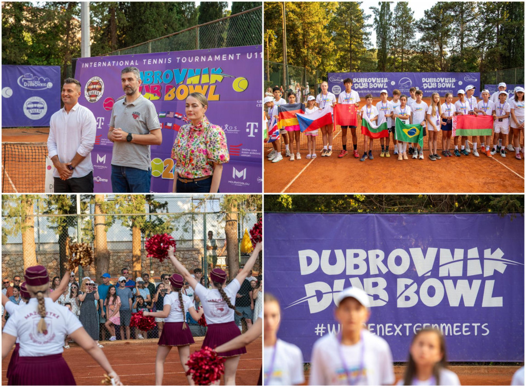 <p>Dubrovnik, 060726. Otvaranje medjunarodnog teniskog turnira, Dubrovnik DUB Bowl.