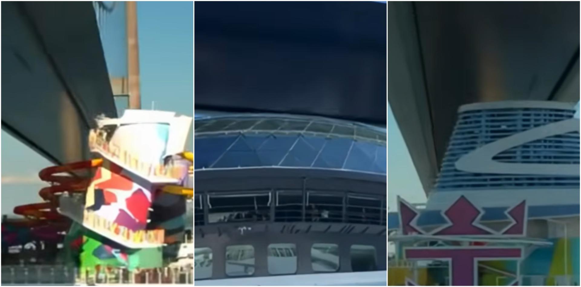 VIDEO Kako je uopće uspio? Gigantski kruzer prošao ispod mosta za dlaku: snimka Royal Carribbeana ledi krv u žilama