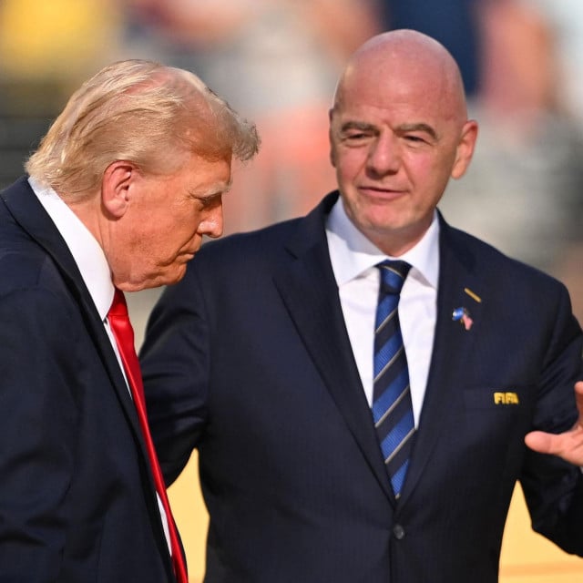 <p>Donald Trump i Gianni Infantino</p>