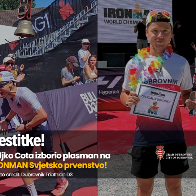 <p>Gradonačelnik Franković čestitao Željku Coti povodom plasmana na IRONMAN Svjetsko prvenstvo</p>